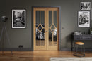 Room Divider Oak Reims W4 Pre-Finished Room Divider Room Divider LPD Doors
