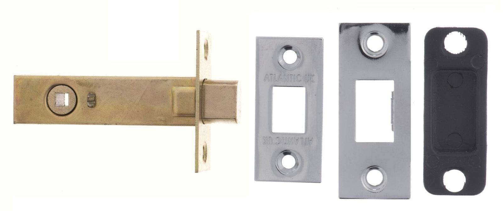 Atlantic Tubular Deadbolt 3" Deadbolt Atlantic 3" Polished Chrome