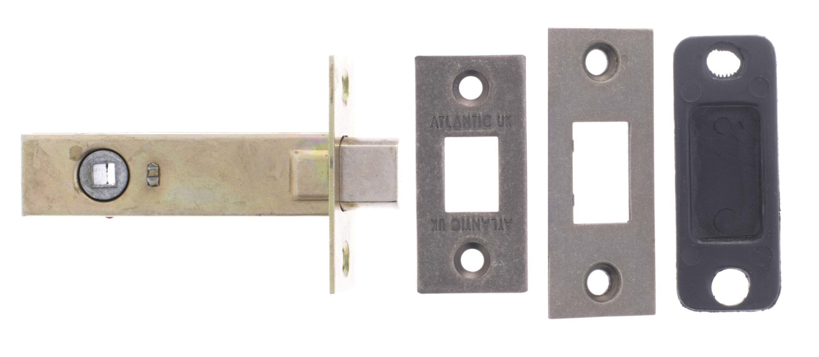 Atlantic Tubular Deadbolt 4" Deadbolt Atlantic 4" Distressed Silver