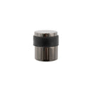 Atlantic Cylinder Premium Floor Mounted Door Stop Door Stop Atlantic Each Black Nickel