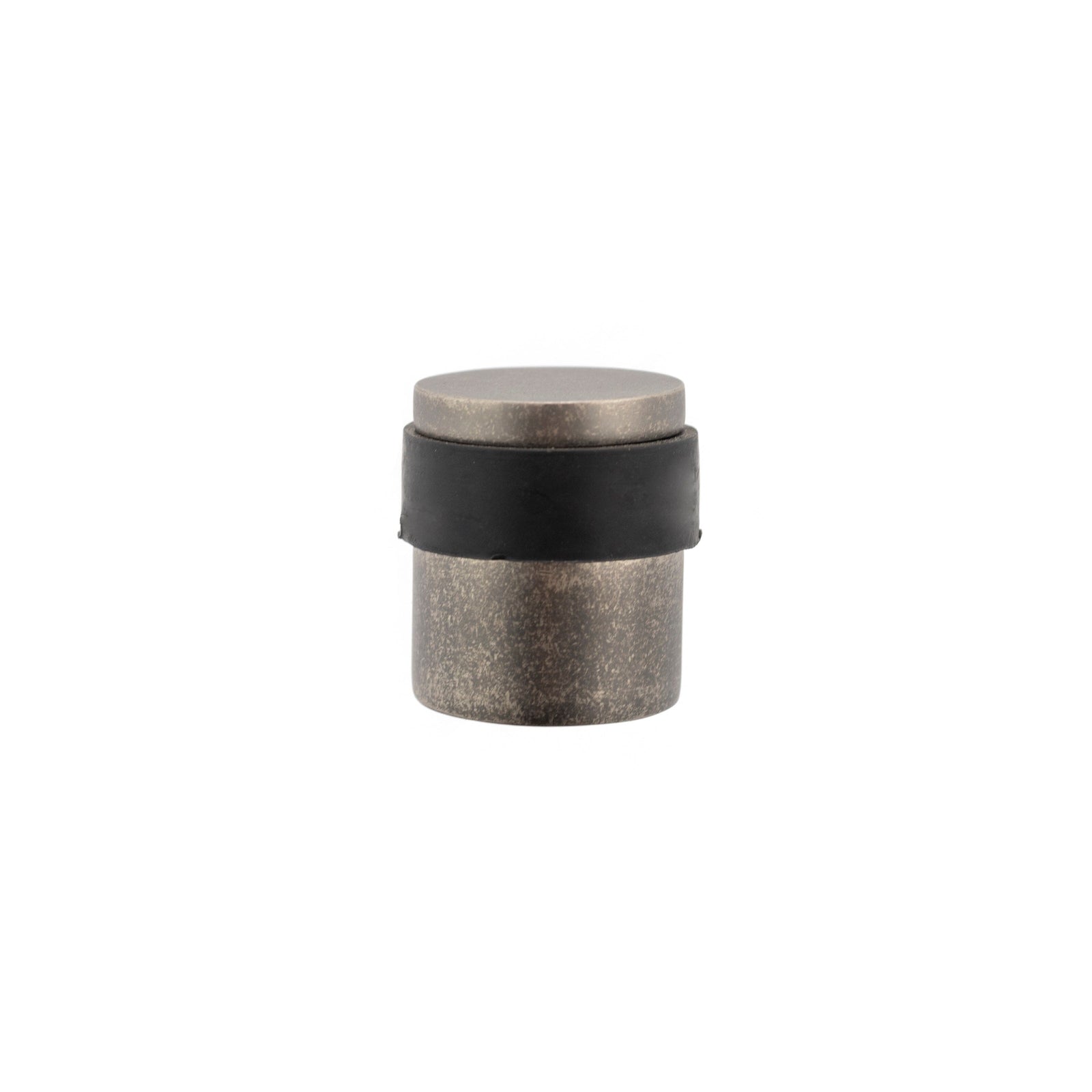Atlantic Cylinder Premium Floor Mounted Door Stop Door Stop Atlantic Each Distressed Silver