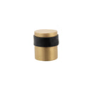 Atlantic Cylinder Premium Floor Mounted Door Stop Door Stop Atlantic Each Satin Brass