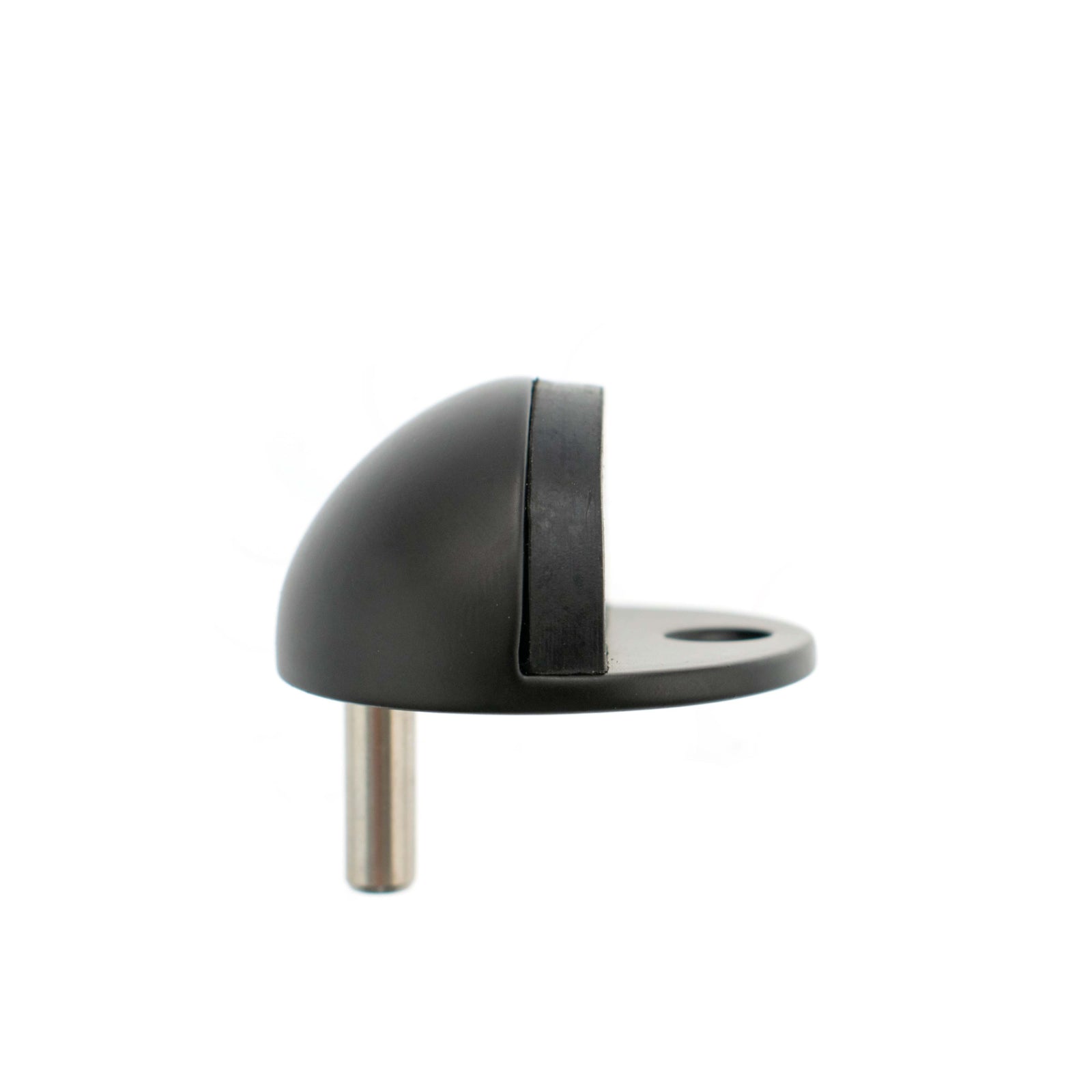 Atlantic Half-Moon Contract Floor Mounted Door Stop in Matt Black Door Stop Atlantic