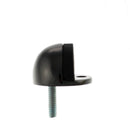 Atlantic Half-Moon Premium Floor Mounted Door Stop Door Stop Atlantic Each Black Nickel