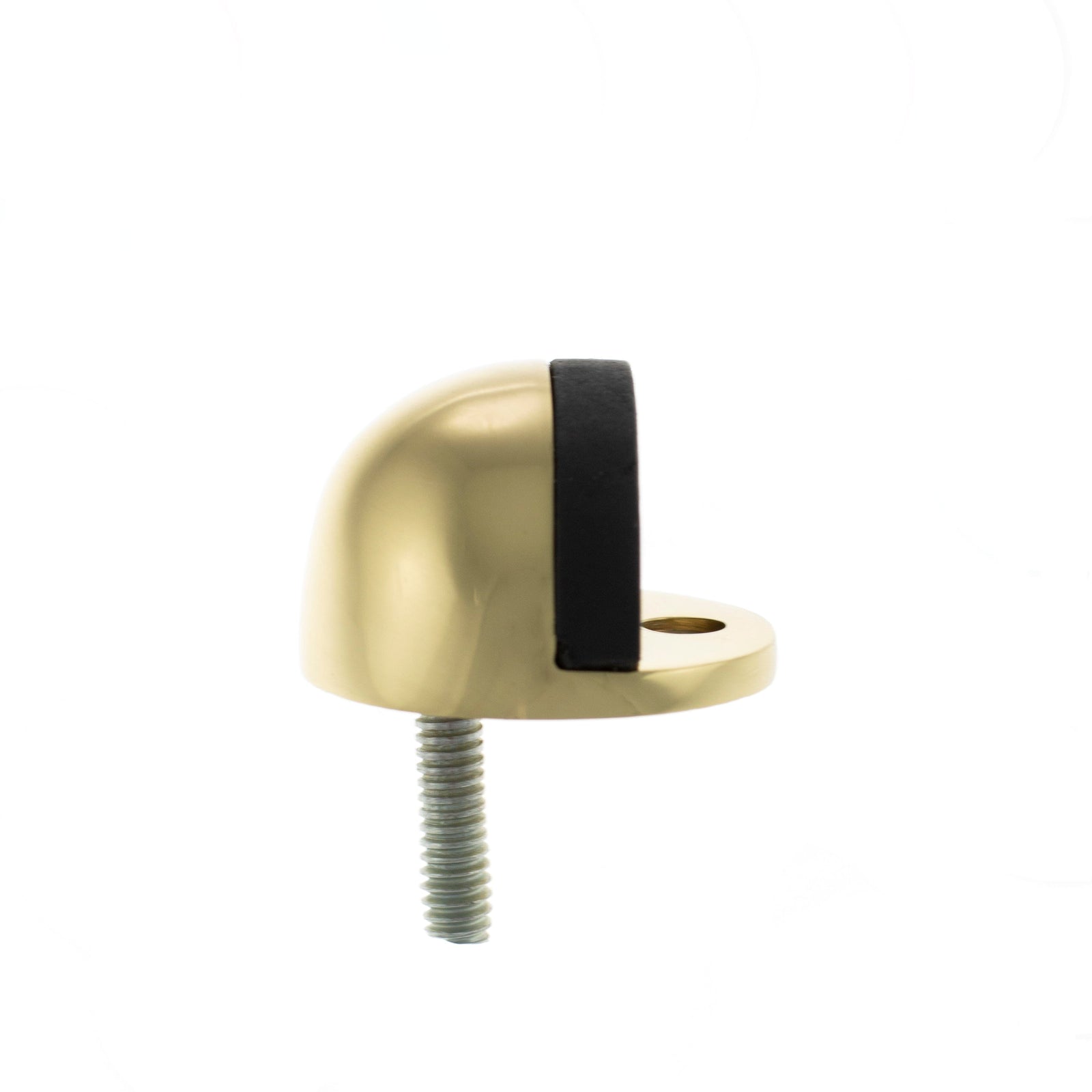 Atlantic Half-Moon Premium Floor Mounted Door Stop Door Stop Atlantic Each Polished Brass