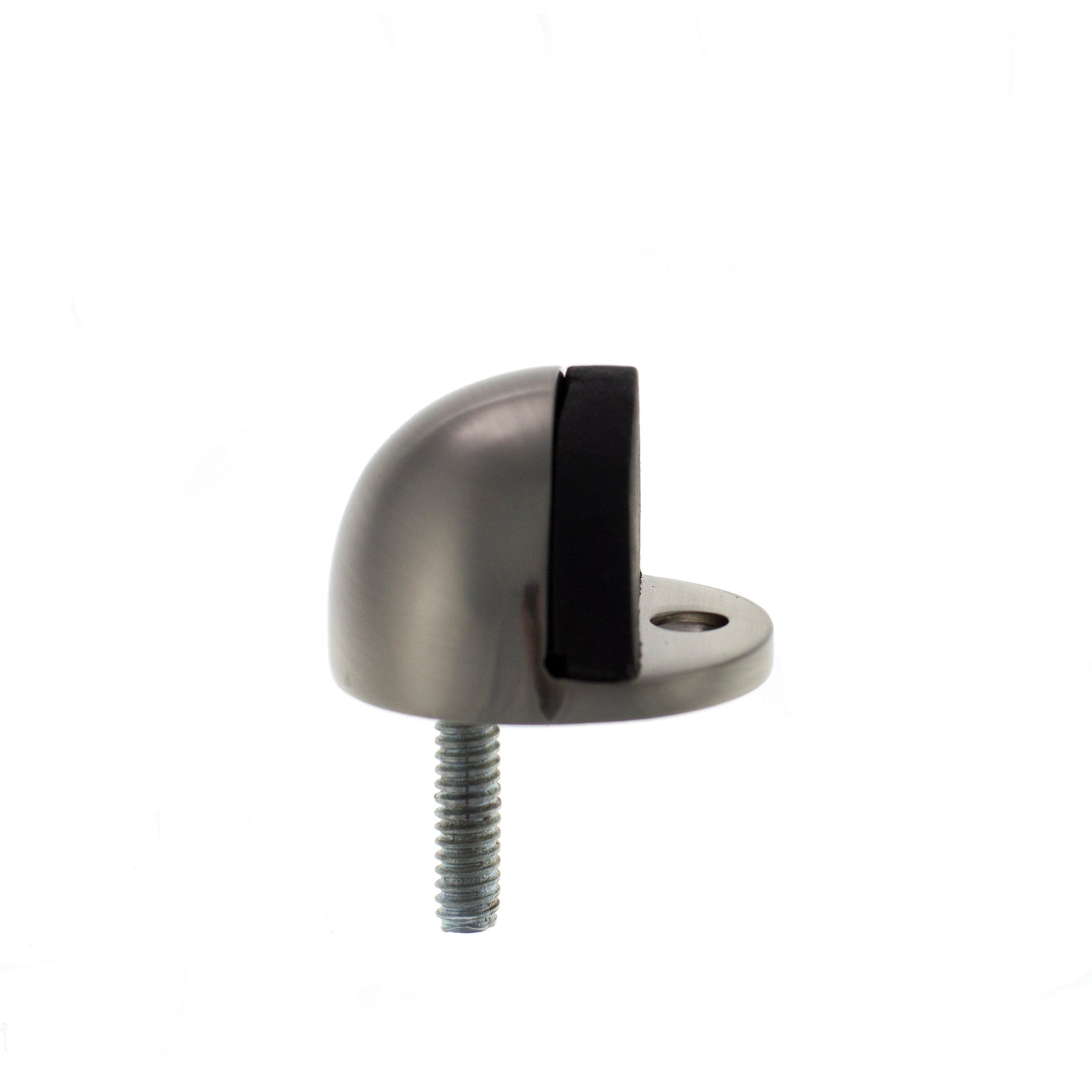 Atlantic Half-Moon Premium Floor Mounted Door Stop Door Stop Atlantic Each Satin Nickel