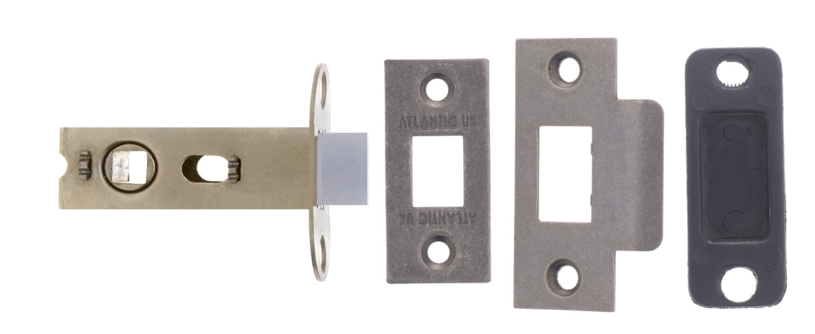 Atlantic Bolt Through Tubular Latch 2.5" Tubular Latch Atlantic 2.5" Distressed Silver