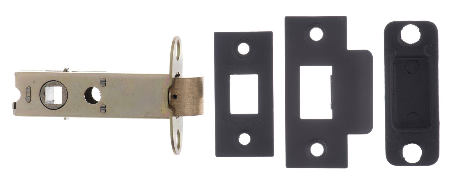 Atlantic Heavy Duty Bolt Through Tubular Latch 3" Tubular Latch Atlantic 3" Matt Black