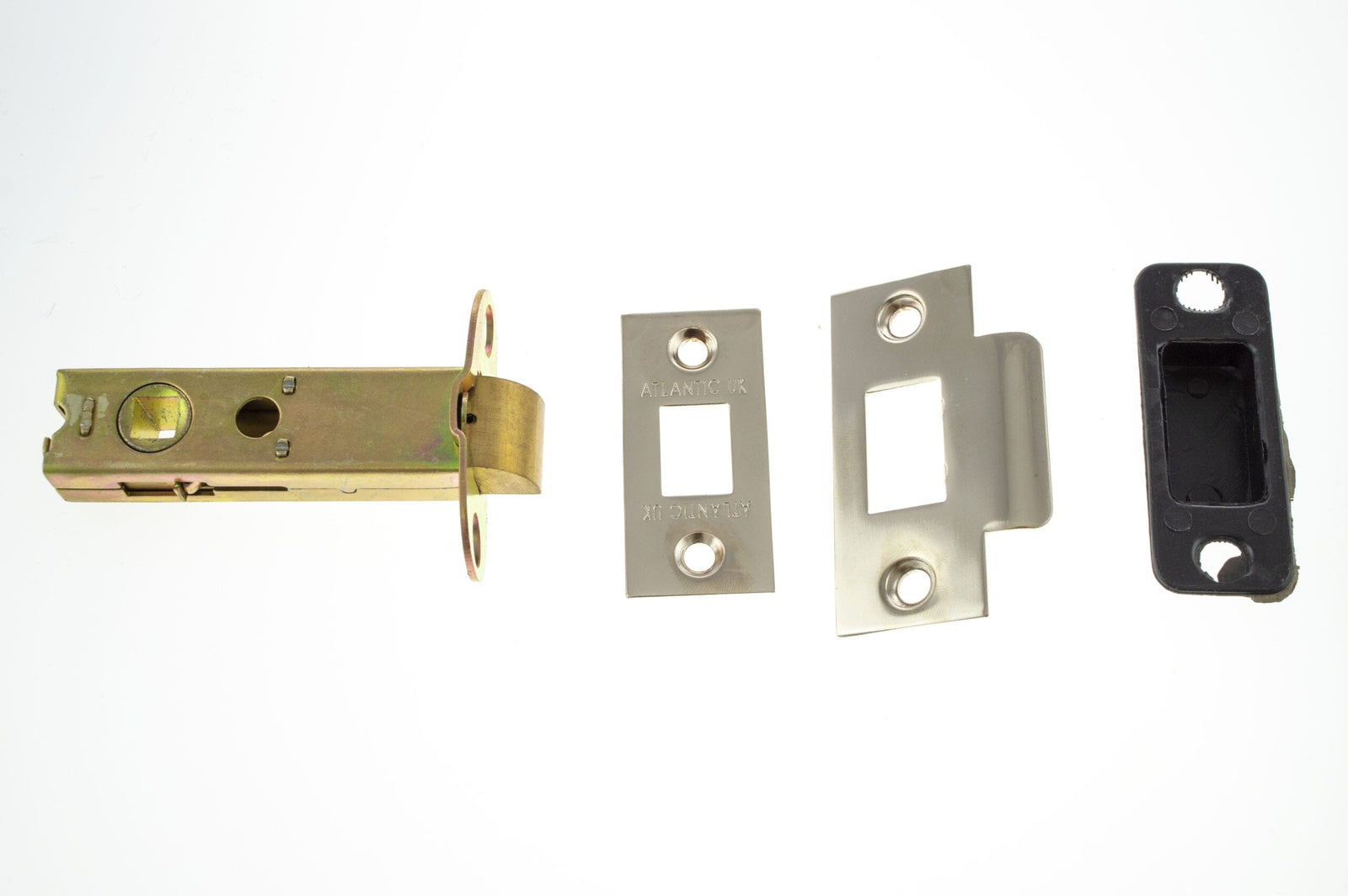 Atlantic Heavy Duty Bolt Through Tubular Latch 3" Tubular Latch Atlantic 3" Polished Nickel