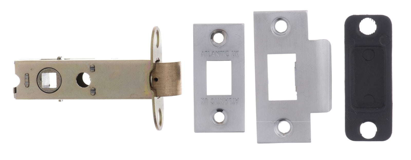 Atlantic Heavy Duty Bolt Through Tubular Latch 3" Tubular Latch Atlantic 3" Satin Chrome