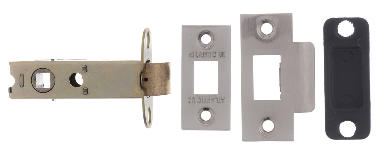 Atlantic Heavy Duty Bolt Through Tubular Latch 3" Tubular Latch Atlantic 3" Satin Nickel