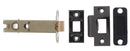 Atlantic Heavy Duty Bolt Through Tubular Latch 4" Tubular Latch Atlantic 4" Black Nickel