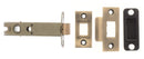 Atlantic Heavy Duty Bolt Through Tubular Latch 4" Tubular Latch Atlantic 4" Matt Antique Brass