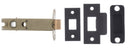 Atlantic Heavy Duty Bolt Through Tubular Latch 4" Tubular Latch Atlantic 4" Matt Black