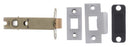 Atlantic Heavy Duty Bolt Through Tubular Latch 4" Tubular Latch Atlantic 4" Satin Chrome