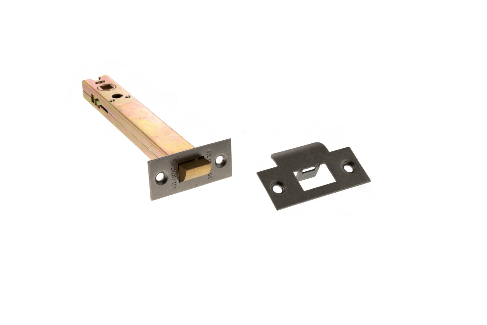 Atlantic Heavy Duty Bolt Through Tubular Latch 6" Tubular Latch Atlantic 6" Distressed Silver