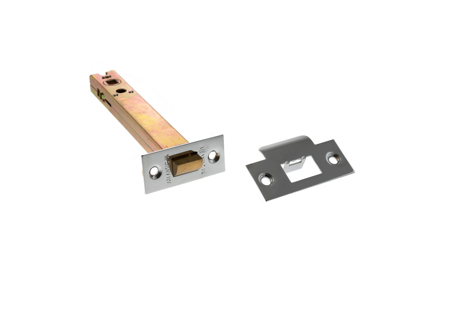 Atlantic Heavy Duty Bolt Through Tubular Latch 6" Tubular Latch Atlantic 6" Polished Chrome