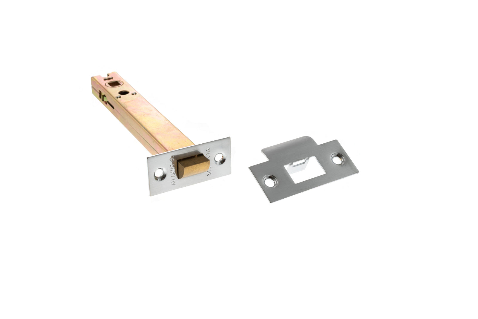 Atlantic Heavy Duty Bolt Through Tubular Latch 6" Tubular Latch Atlantic 6" Satin Chrome