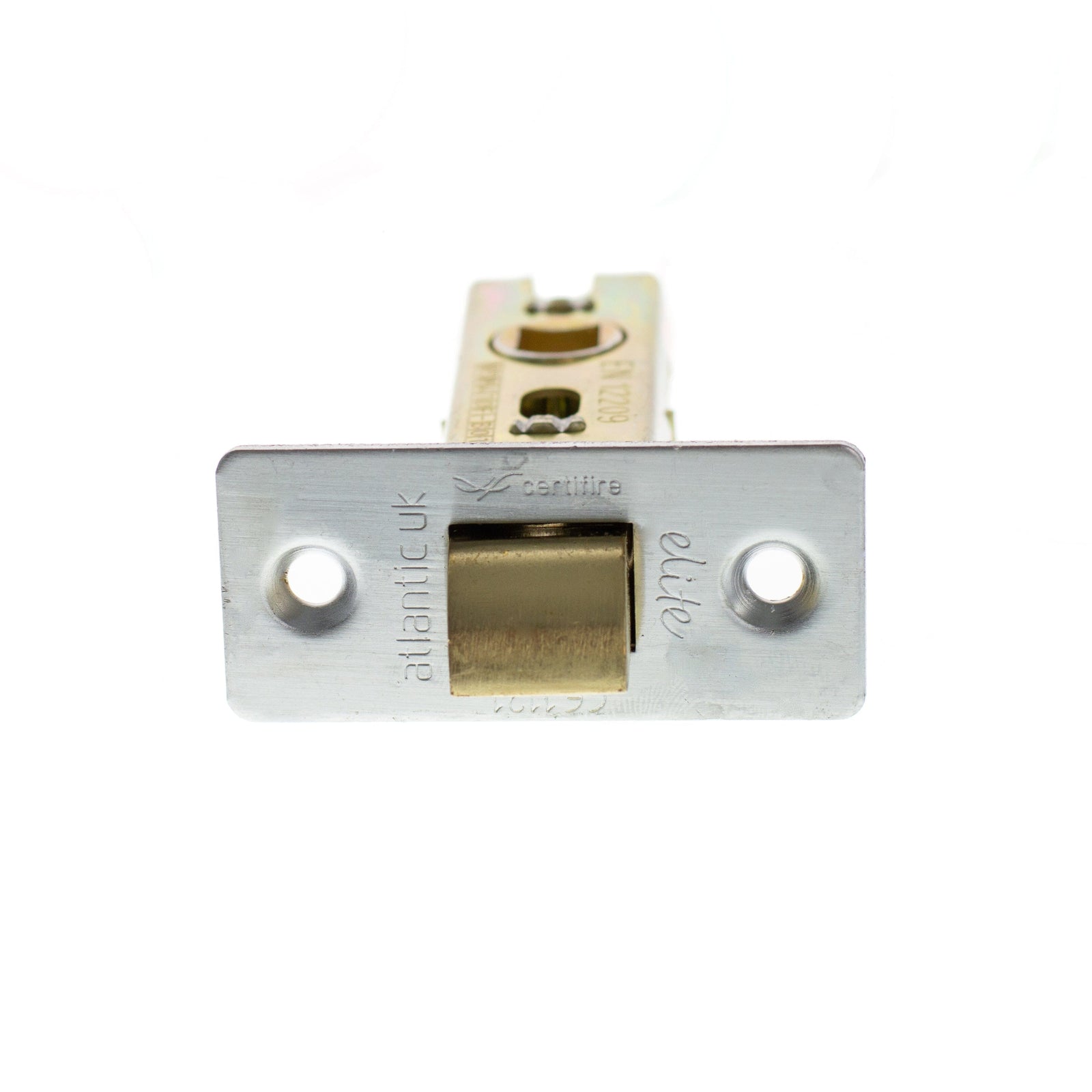 Atlantic Fire-Rated CE Marked Bolt Through Tubular Latch 2.5" Tubular Latch Atlantic 2.5" Satin Chrome