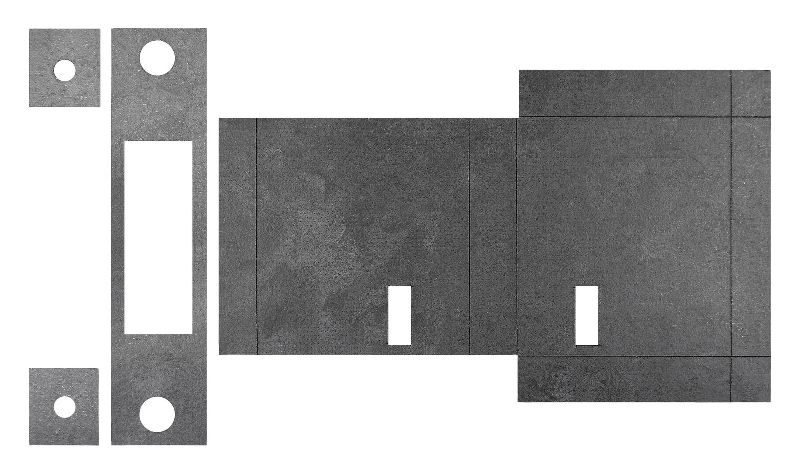 Atlantic Deadlock 3LK Intumescent Lock Kit FD30 0.8mm Intumescent Lock Kit Atlantic