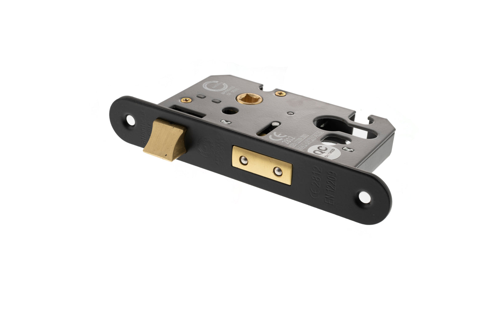 Atlantic Euro Radius Corner Sashlock 3" in Matt Black Sashlock Atlantic