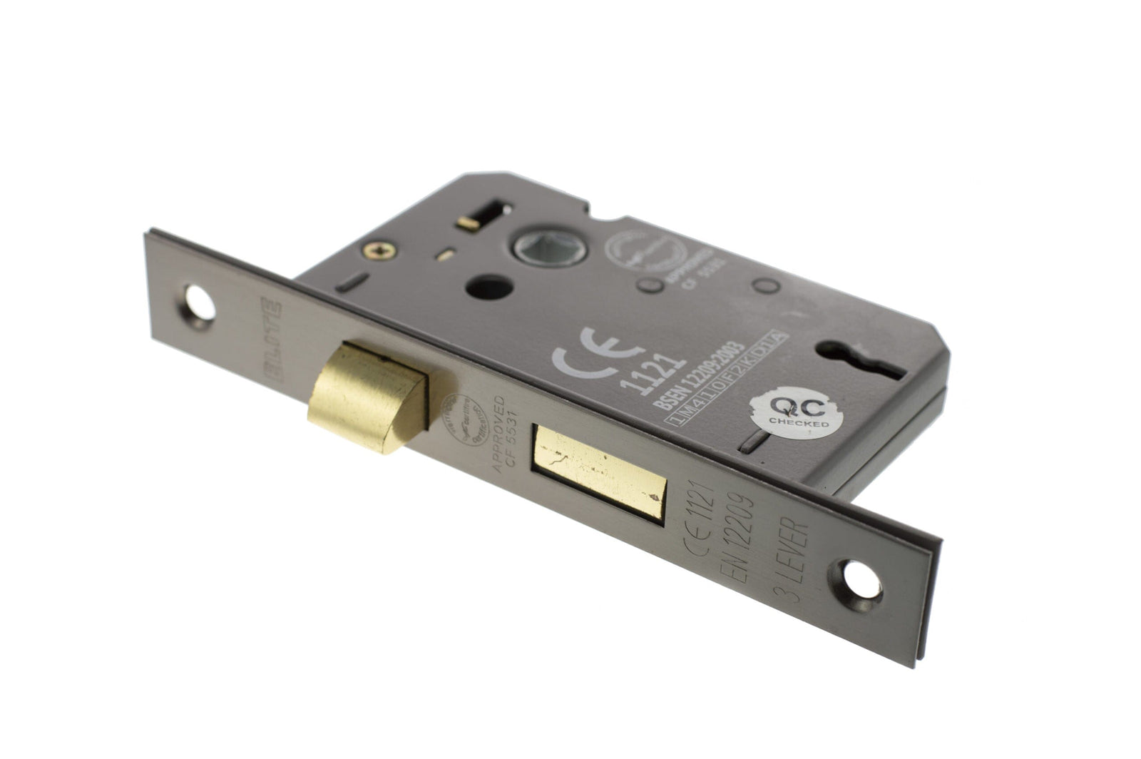 Atlantic 3 Lever Key Sashlock 2.5" Sashlock Atlantic 2.5" Black Nickel