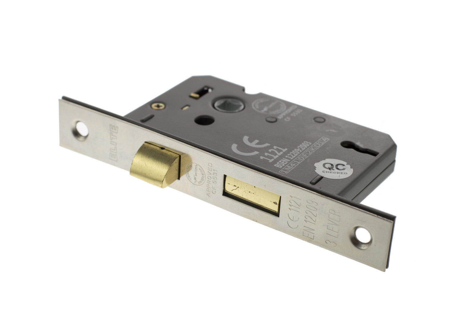 Atlantic 3 Lever Key Sashlock 2.5" Sashlock Atlantic 2.5" Polished Nickel