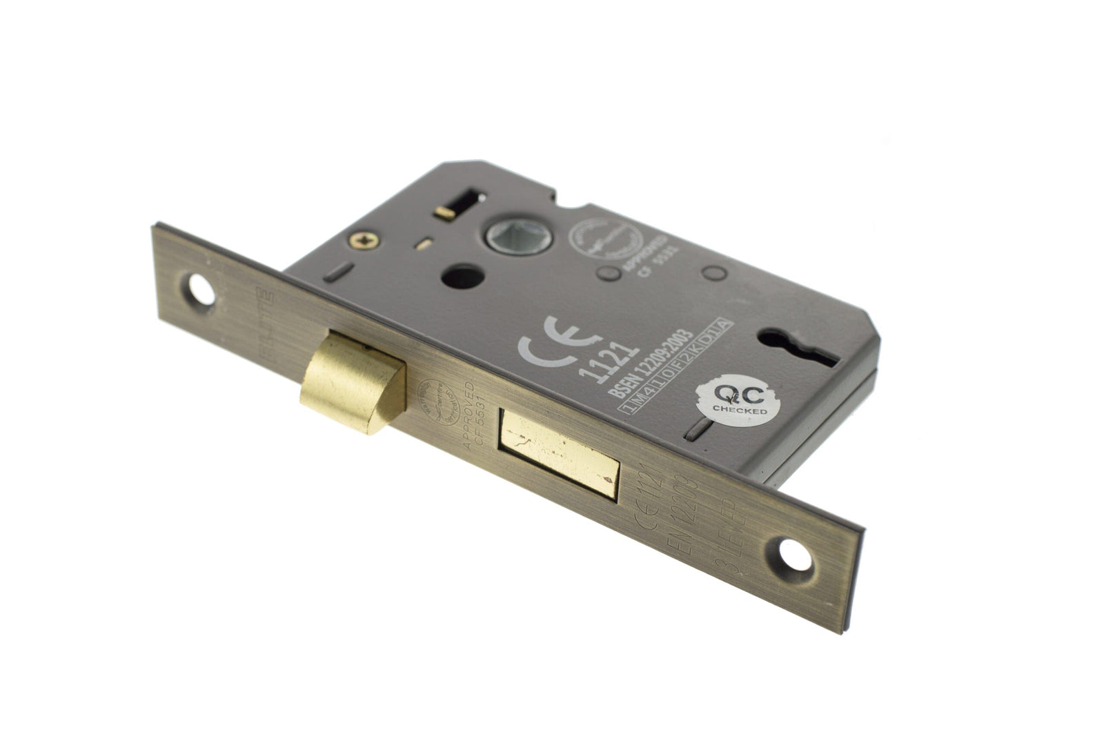 Atlantic 3 Lever Key Sashlock 3" Sashlock Atlantic 3" Matt Antique Brass