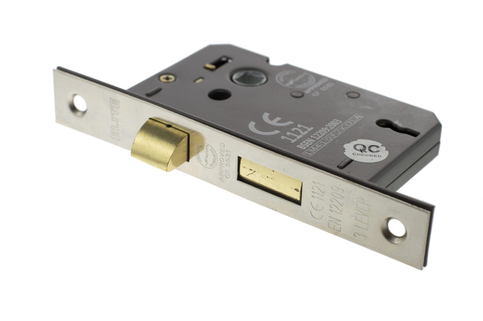 Atlantic 3 Lever Key Sashlock 3" Sashlock Atlantic 3" Satin Nickel