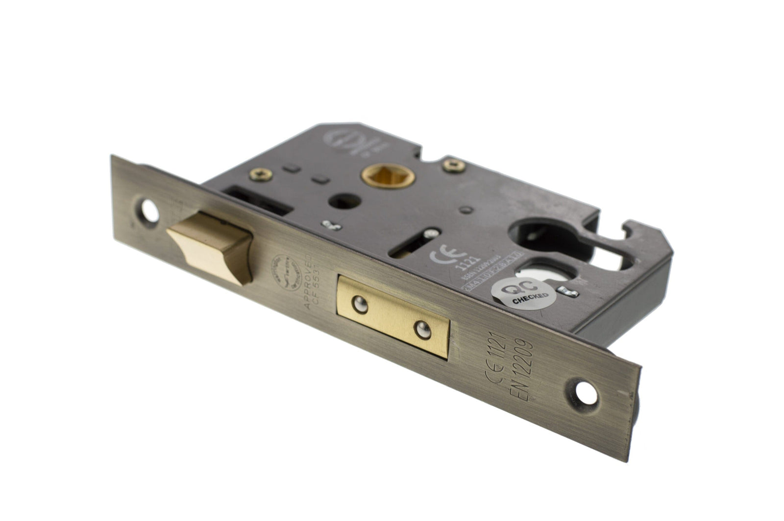 Atlantic Euro Sashlock 3" Sashlock Atlantic 3" Matt Antique Brass