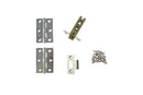 Atlantic Latch Pack 2.5" (Latch x1) + 3"x2" (Hinge x2) in Polished Nickel Tubular Latch Atlantic
