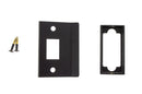 Atlantic Rebate Kit to suit Tubular Latch in Matt Black Rebate Kit Atlantic