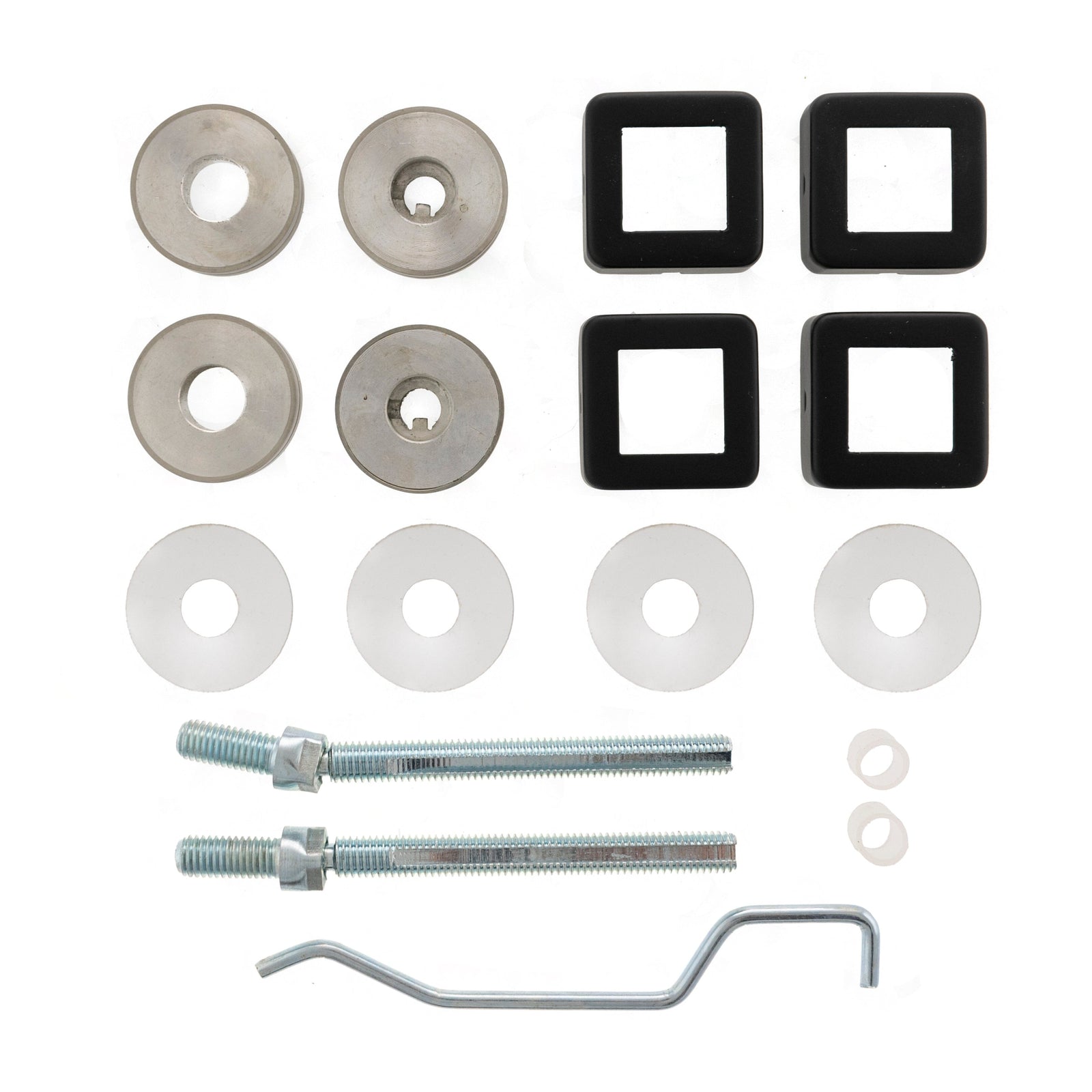 Atlantic Mitred Pull Handle Back to Back Fixing Kit 19mm in Matt Black Pull Handle Atlantic