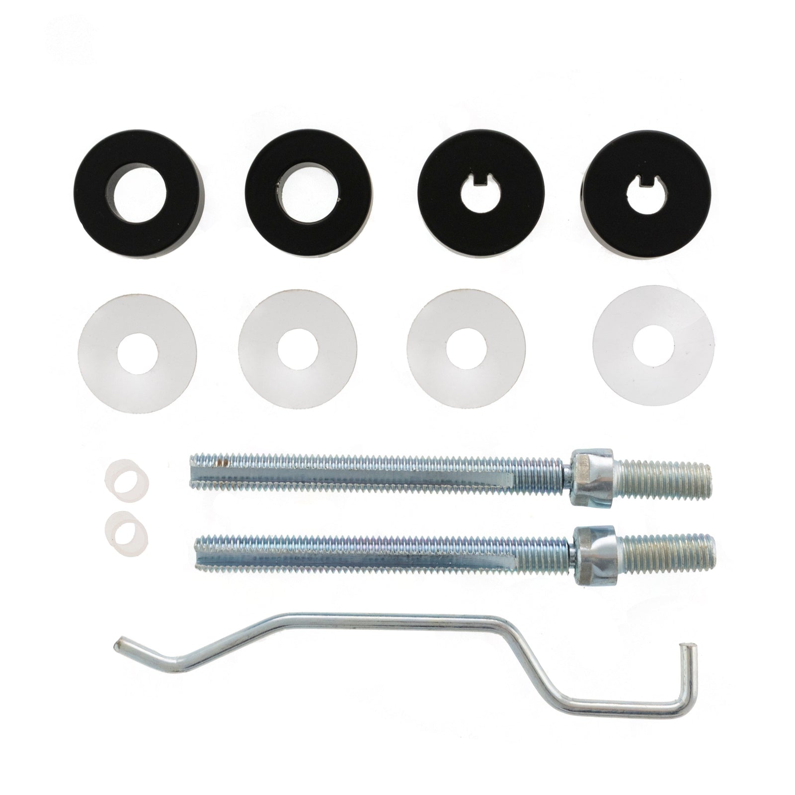 Atlantic Pull Handle Back to Back Fixing Kit 25mm in Matt Black Pull Handle Atlantic