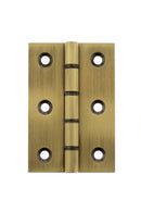 Atlantic Washered Hinges 3" x 2" x 2.2mm in Antique Brass Hinges Atlantic