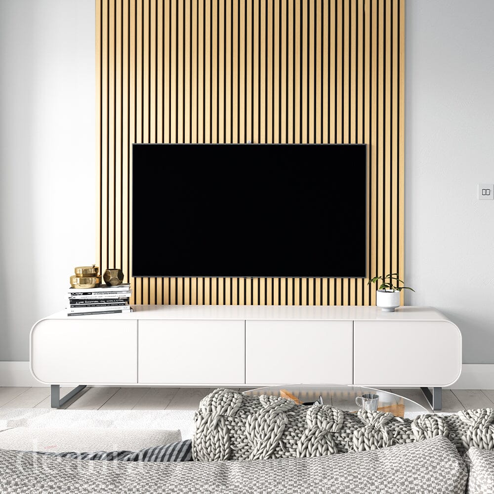 Immerse Acoustic Wall Panelling Oak PLUS Wall Panelling Deanta