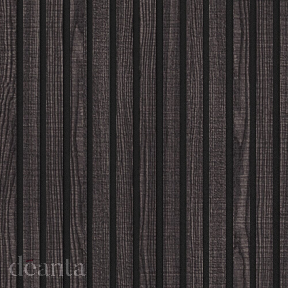 Immerse Acoustic Wall Panelling Dark Grey Ash Wall Panelling Deanta