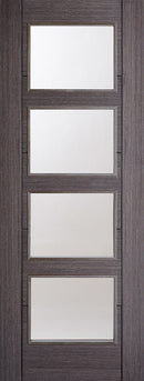 Ash Grey Vancouver Glazed 4 Light Pre-Finished Internal Door Internal Door LPD Doors
