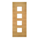 Augusta Prefinished Oak Glazed Internal Fire Door Internal Door Deanta