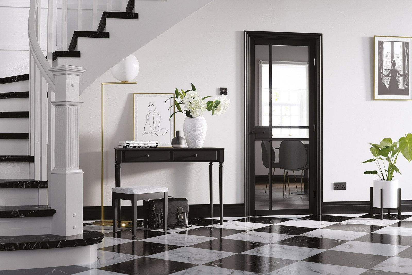 Black Greenwich Primed Internal Door Internal Door LPD Doors