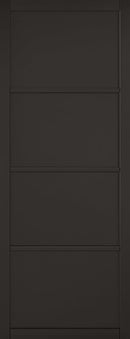 Black Soho 4 Panel Primed Internal Door Internal Door LPD Doors
