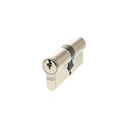 AGB Euro Profile 5 Pin Double Cylinder 35-35mm (70mm) in Polished Nickel Cylinder Atlantic