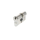 AGB Euro Profile 5 Pin Double Cylinder Keyed Alike 30-30mm (60mm) in Polished Chrome Cylinder Atlantic