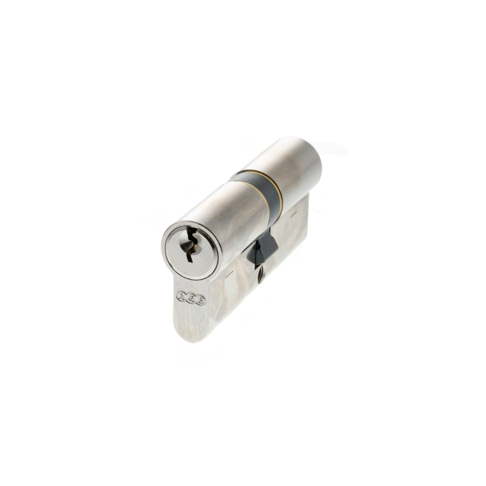 AGB Euro Profile 5 Pin Double Cylinder Keyed Alike 35-35mm (70mm) in Polished Chrome Cylinder Atlantic