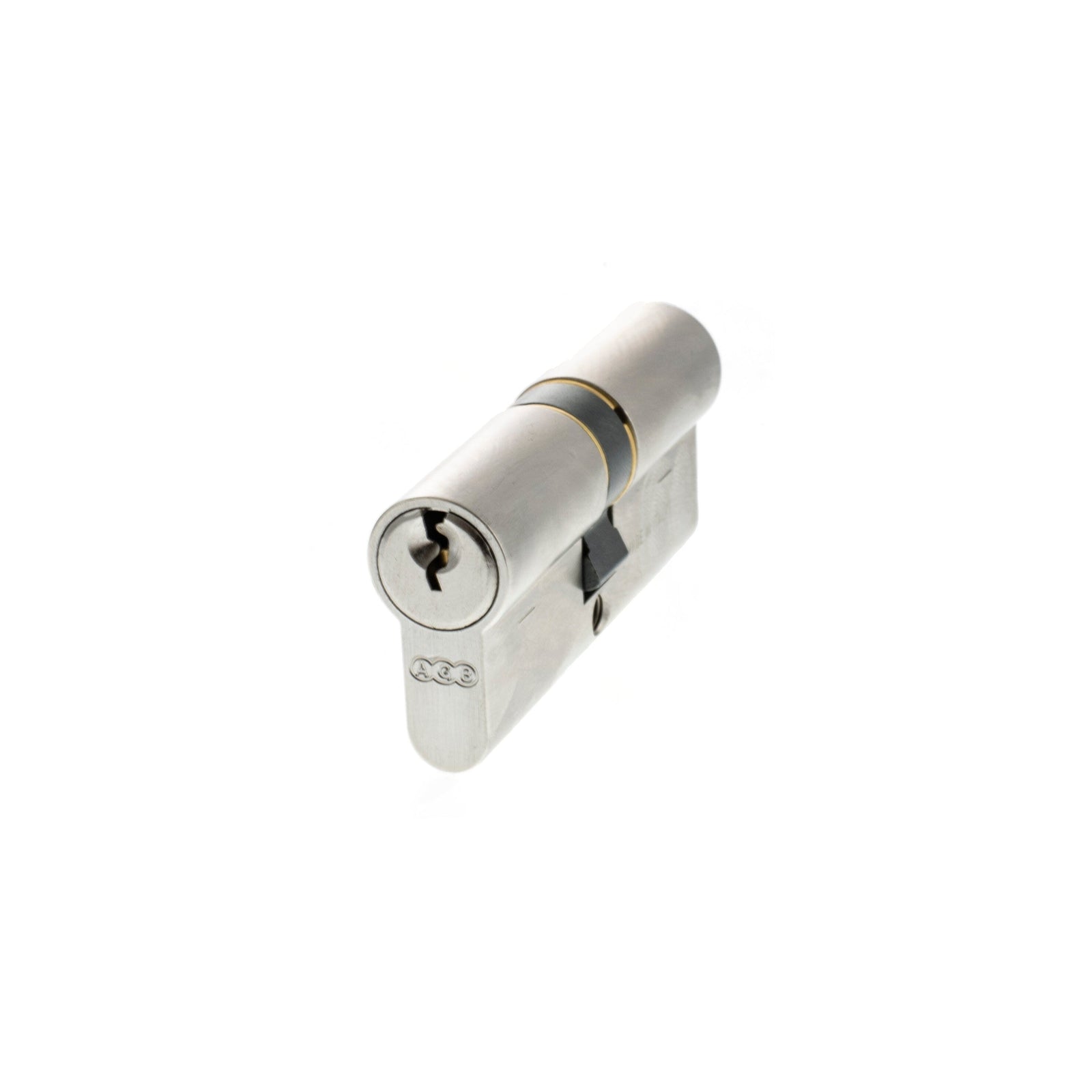 AGB Euro Profile 5 Pin Double Cylinder Keyed Alike 35-35mm (70mm) in Satin Chrome Cylinder Atlantic