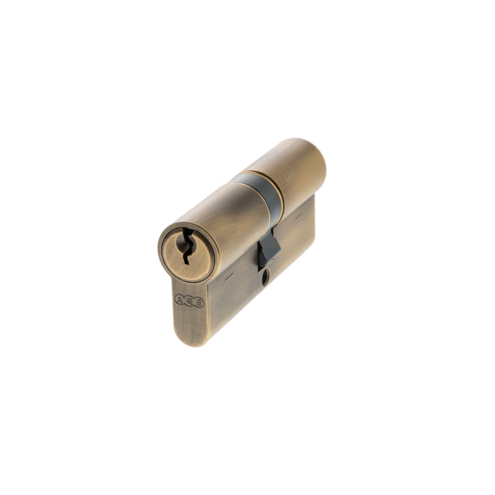AGB Euro Profile 5 Pin Double Cylinder 35-35mm (70mm) in Matt Antique Brass Cylinder Atlantic