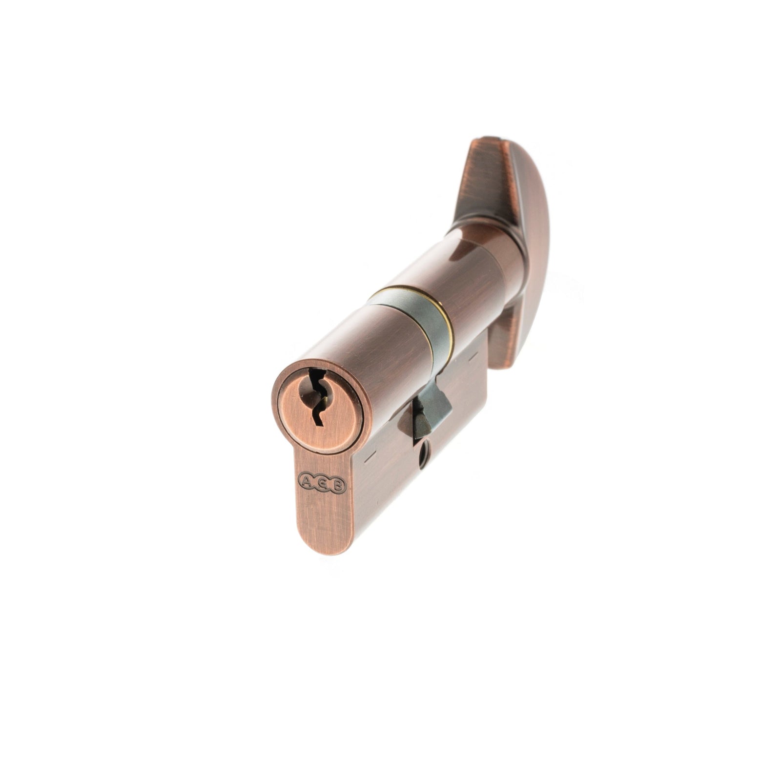 AGB Euro Profile 5 Pin Cylinder Key to Turn 30-30mm (60mm) in Copper Cylinder Atlantic