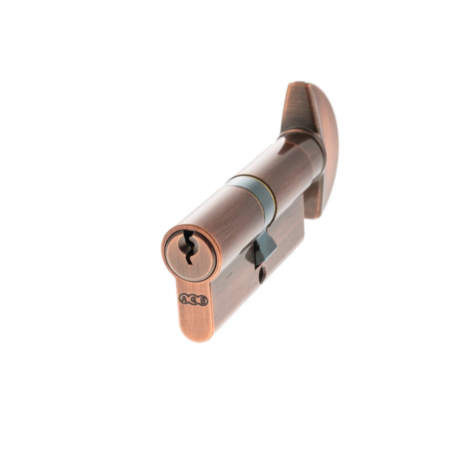 AGB Euro Profile 5 Pin Cylinder Key to Turn 35-35mm (70mm) in Copper Cylinder Atlantic