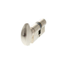 AGB Euro Profile 5 Pin Cylinder Key to Turn 30-30mm (60mm) in Polished Nickel Cylinder Atlantic