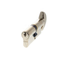 AGB Euro Profile 5 Pin Cylinder Key to Turn 35-35mm (70mm) in Polished Nickel Cylinder Atlantic